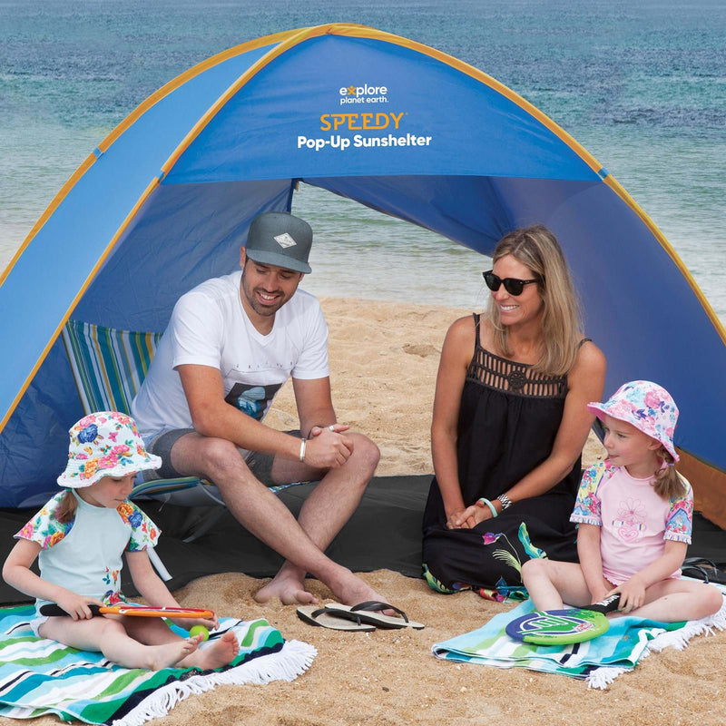 Explore Planet Earth - Speedy Family Pop Up Beach Sun Shelter