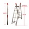 TRA - 5 Step Aluminum Collapsible Box Ladder